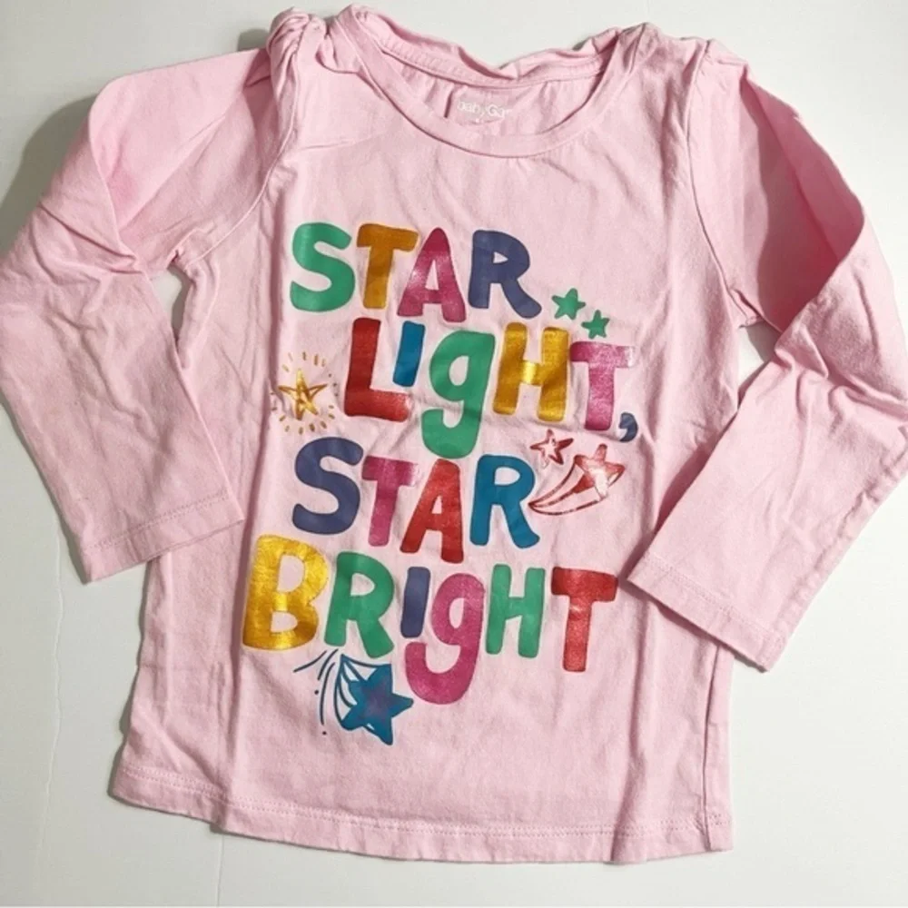 Baby Gap • Light Pink Star Light Star Bright Tee Shirt